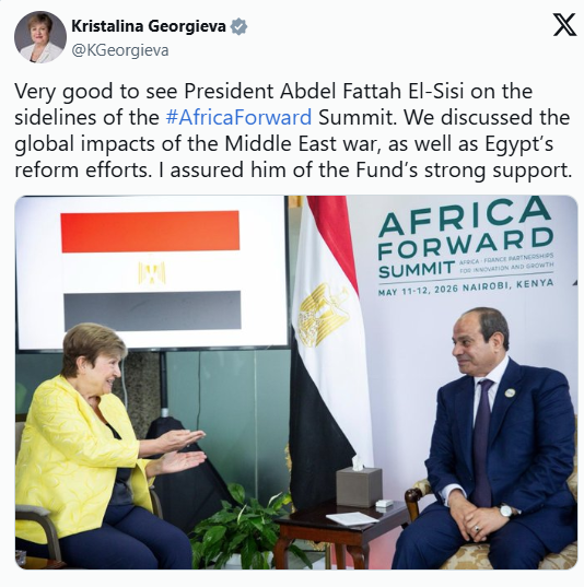 Kristalina Georgieva post on X