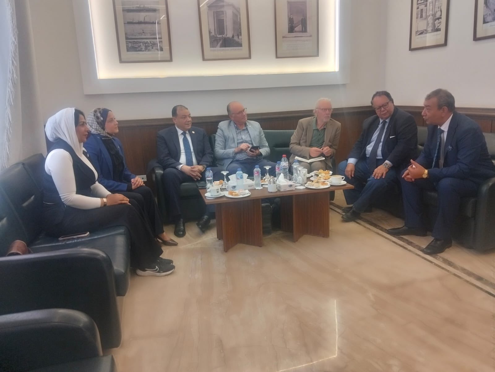 Participants during the cooperation meeting